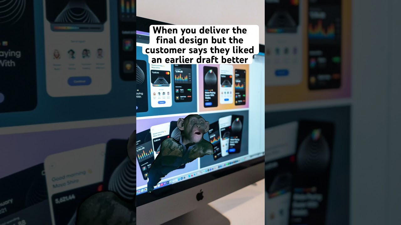 Every UI/UX designer knows this struggle😂 