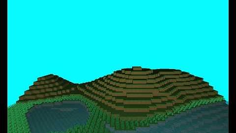 Minecraft clone prototype with Java and LWJGL (3)