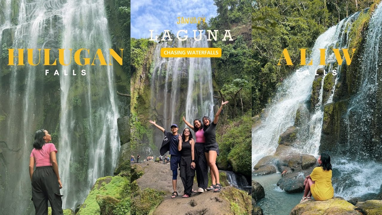 HULUGAN FALLS + ALIW FALLS, Luisina Laguna - Chasing Waterfalls 