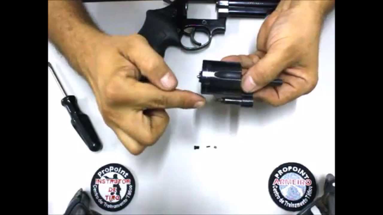 Desmontagem e Montagem Revolver Taurus - Primeiro Escalao - Credenciamento