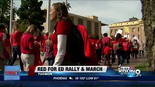 Red for Ed Rally and march to be held today