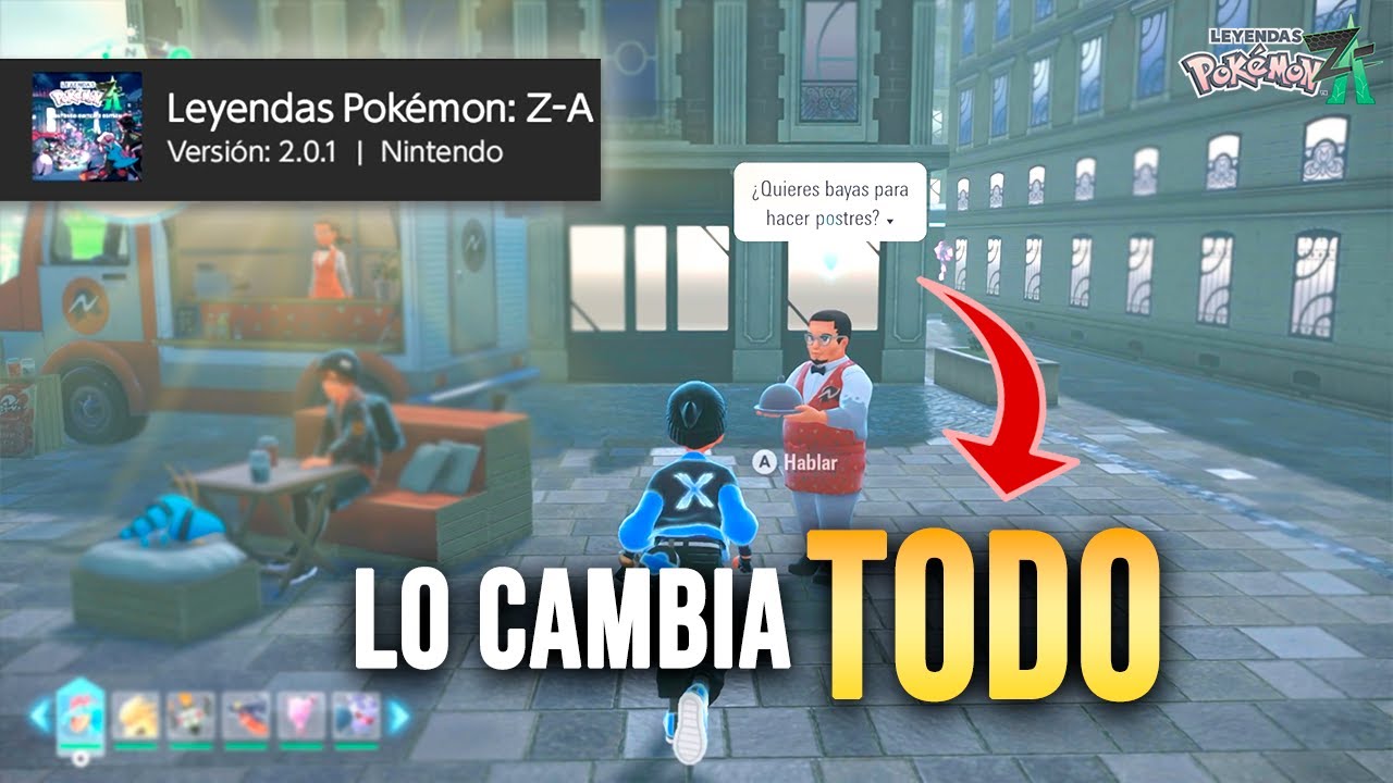 ¡NUEVA GRAN ACTUALIZACIÓN! ✨ 3 Cambios Geniales que Llegan a Leyendas Pokémon Z-A (Versión 2.0.1)