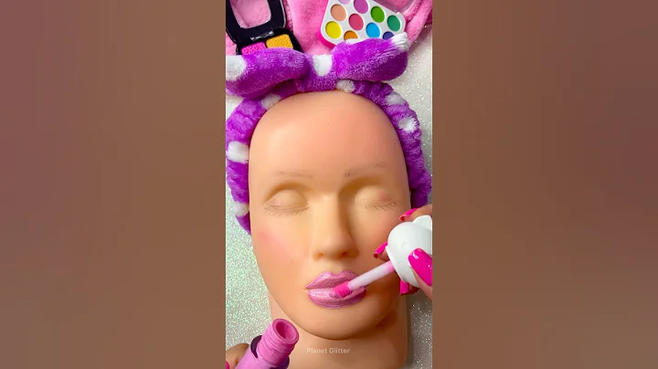 ASMR Satisfying with Unboxing & Review Mannequin head Makeup Skincare Sounds Video Fast No talking ☆