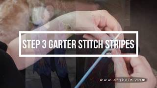 Signatur TT Mitre Step 3 Garter Stitch