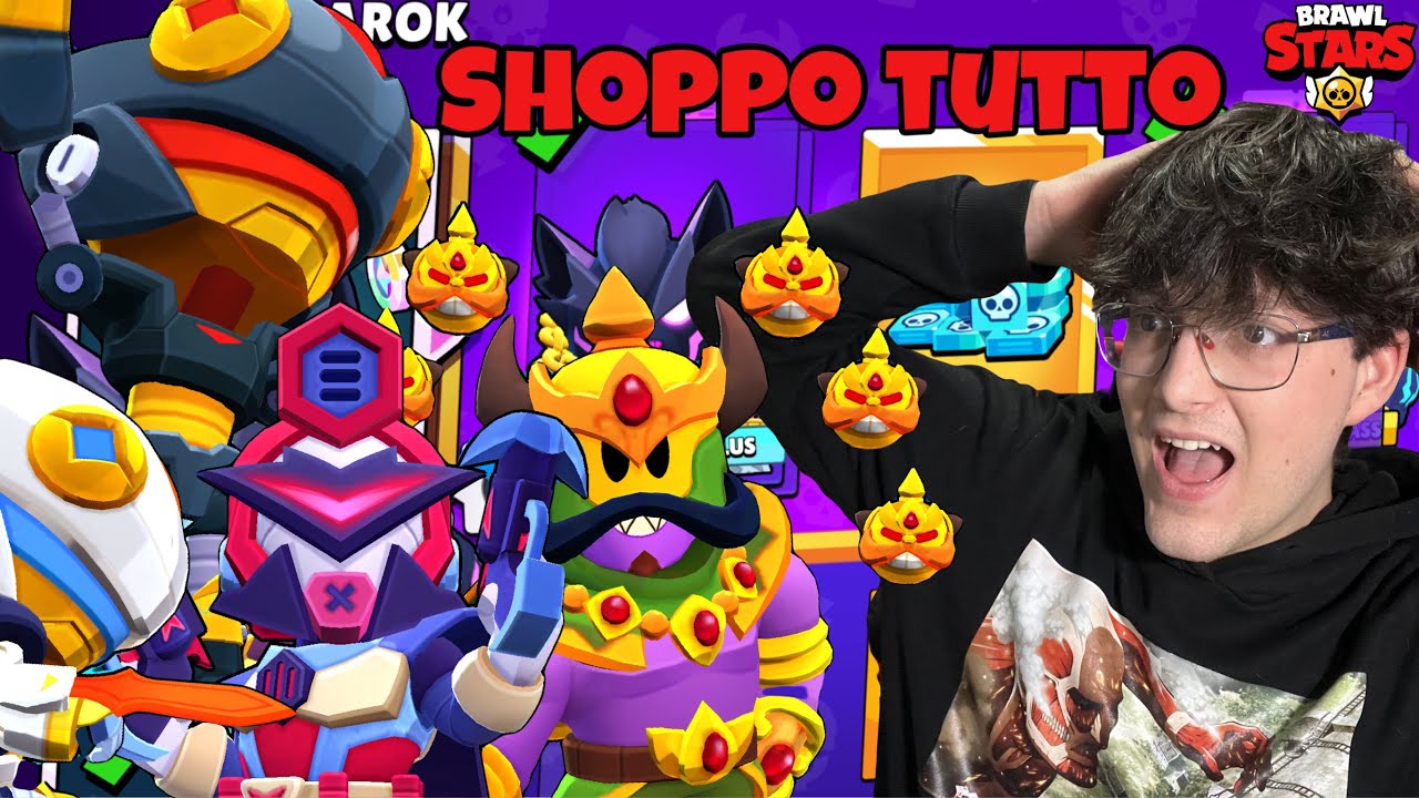 SHOPPO TUTTE LE SKIN NEL NEGOZIO E APRO IL BRAWL PASS!!! | BRAWL STARS ...