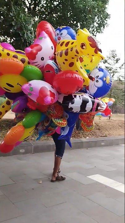 Awas Terbang Om Balon karakternya  #shorts