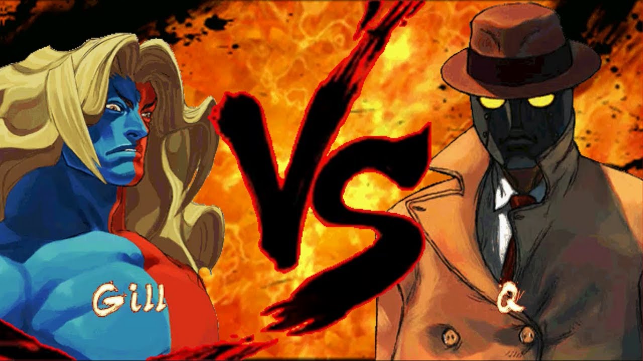 [Street Fighter Mugen] - Gill vs Q Fight - YouTube