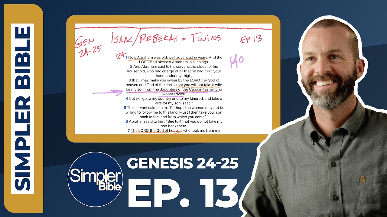 Ep. 13. Genesis 24-25 Isaac, Rebekah, Twins