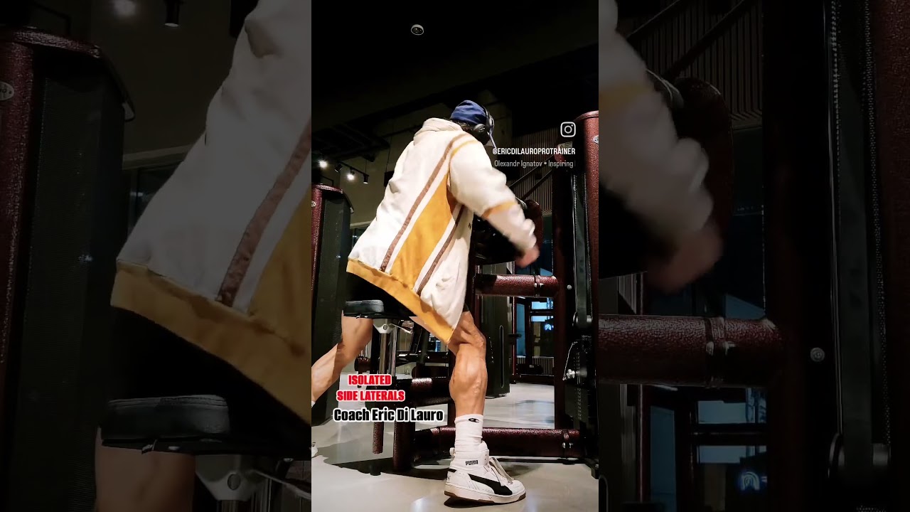 My 12 minute delt workout includes various isolation movements. 