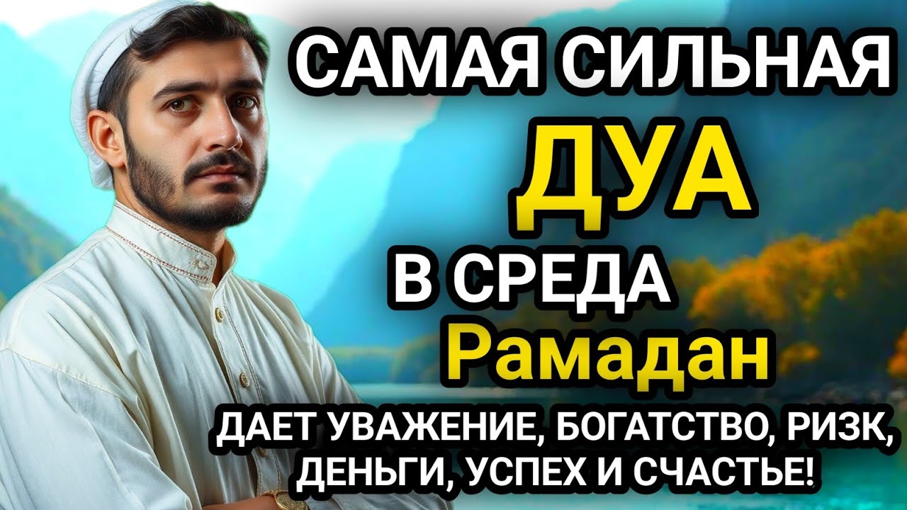 САМАЯ СИЛЬНАЯ Дуа в СРЕДА Рамадан  Все желания сбываются!#дуа
