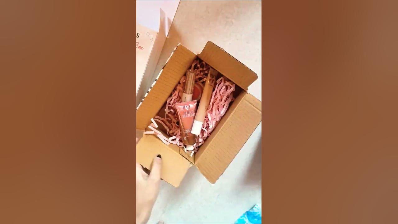 Just herbs beauty box🫶#explore #unboxing #makeupkit #haul #flipkart #unboxed #feedshorts #youtube