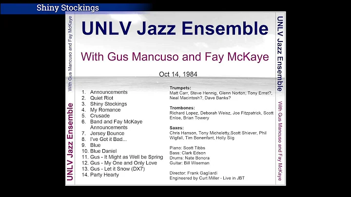 UNLV Jazz Ensemble I with Gus Mancuso and Faye McK...