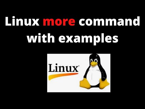 8. Linux Tutorials: Linux more command with examples