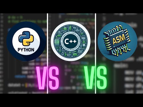 Python vs C++ vs Assembly | Simple Program Build