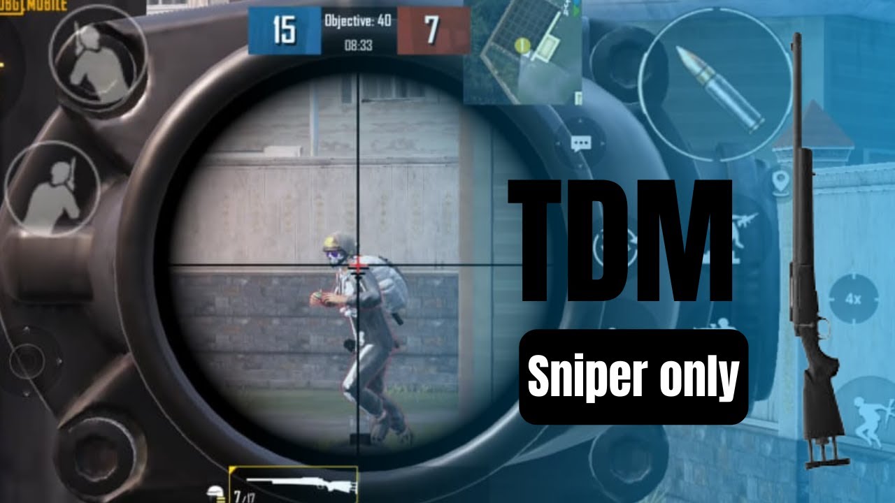 TDM random sniping M24 in pubg mobile montage - YouTube