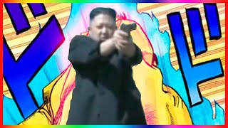 Kim firing a handgun/Ким стреляет из пистолета