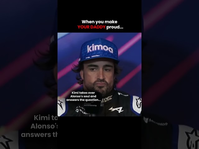 When Fernando Alonso Answered The Question in Kimi Raikkonen Style in Formula 1 class=