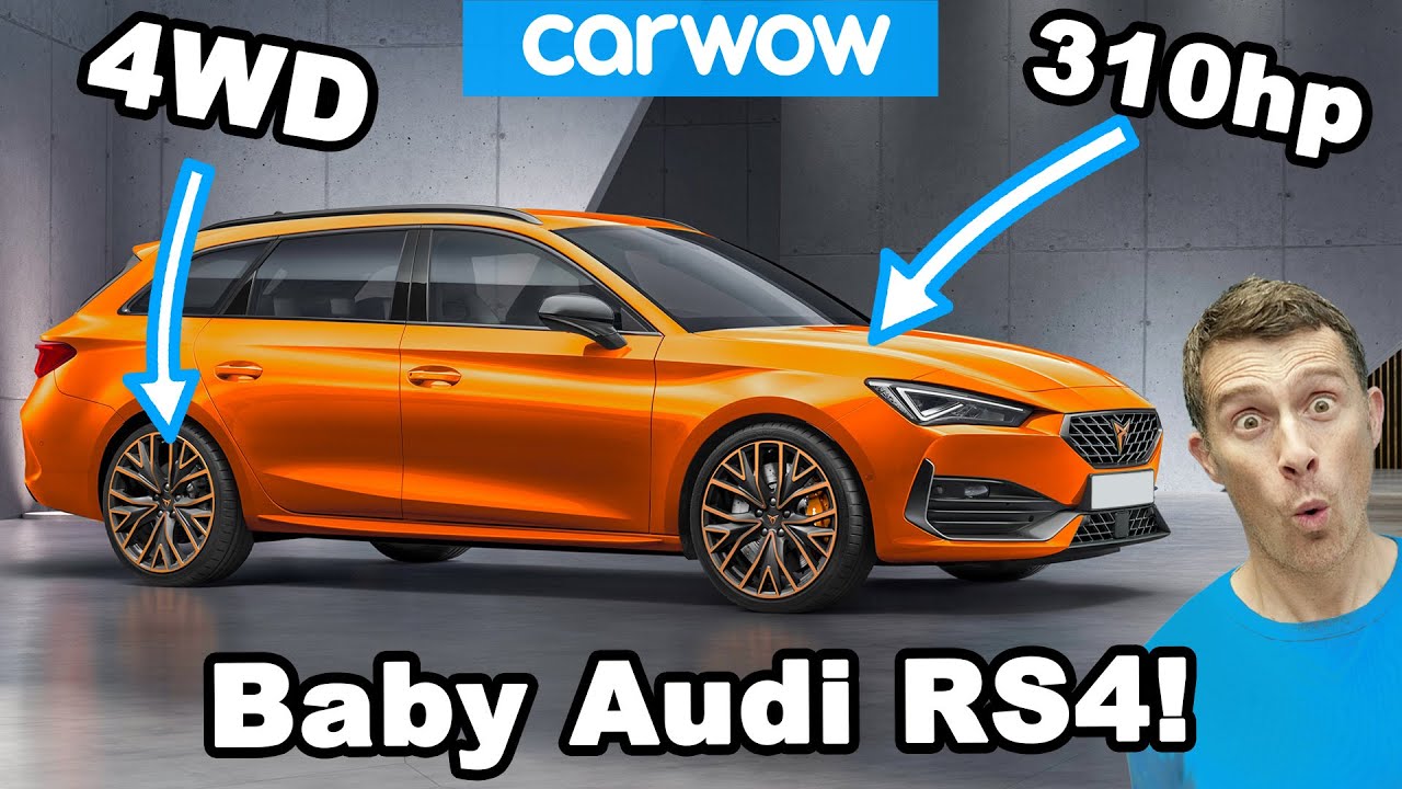 ⁣This is a baby Audi RS4... On a budget!