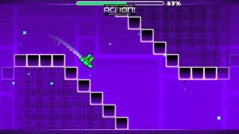 Geometry Dash Level 2 - Back on Track 100% (3 coins)