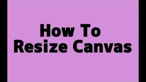 How To Resize Canvas - Artflow Tutorial For Beginners