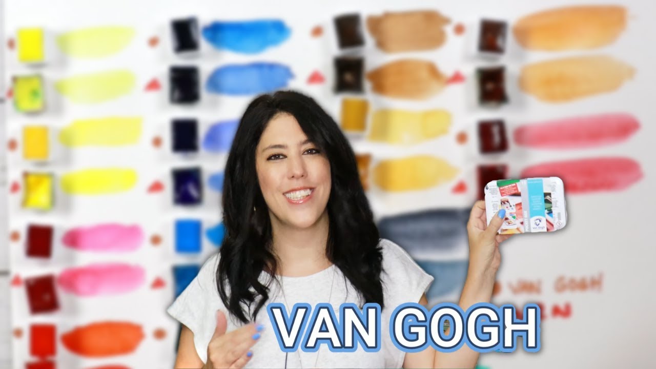 Van Gogh watercolors - 48 colors - first impression 