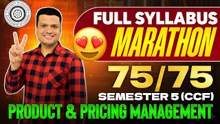 Product and Pricing Management| FULL SYLLABUS MARATHON | Bcom Sem-5 Ccf | Calcutta University 