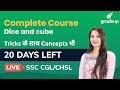 Best Tricks | Cube & Dice | Reasoning | SSC CGL/CHSL/NTPC 2020 | Complete Free Course | Gradeup