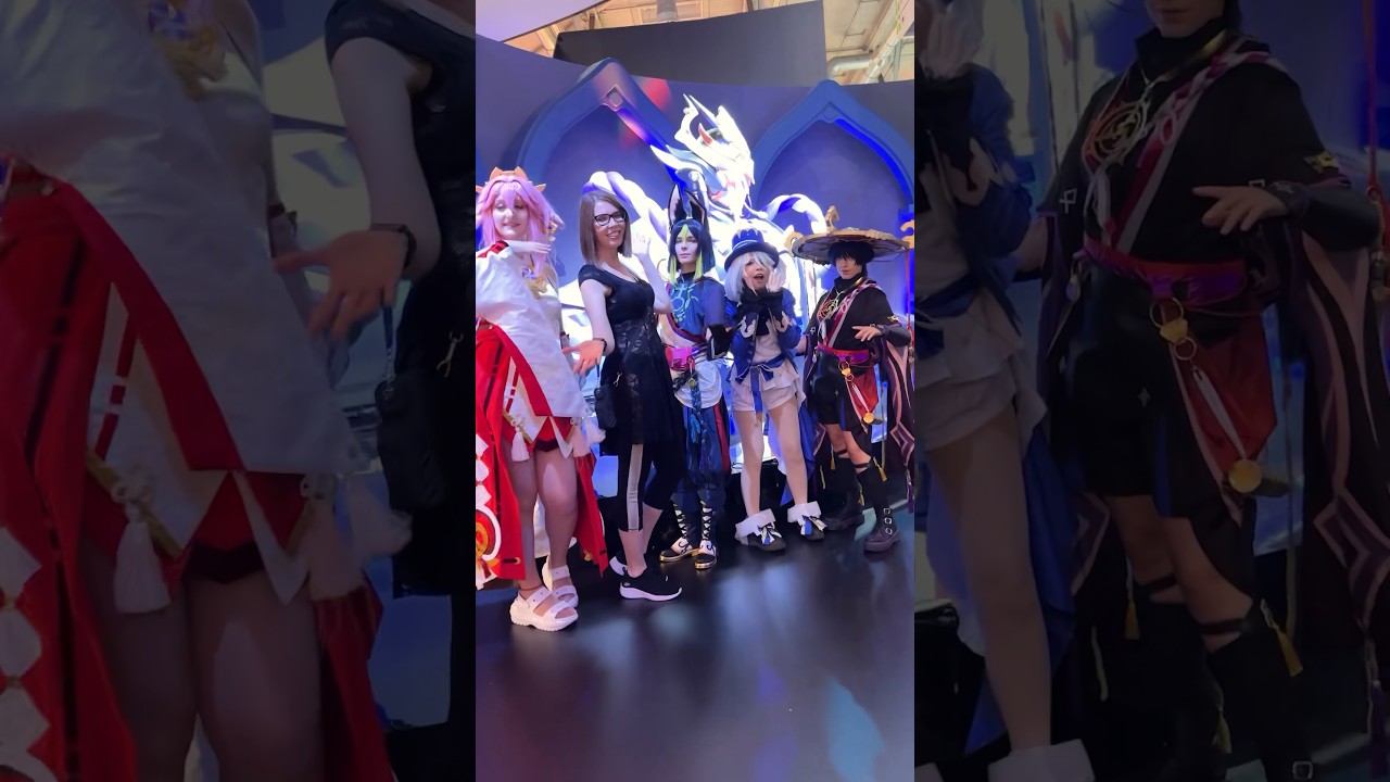 Genshin Impact Gamescom Booth! #gamescom #cosplay