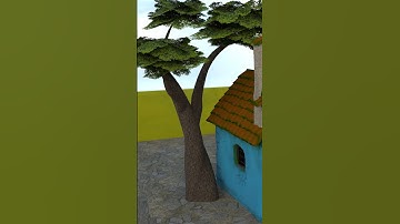 Tree 3d model texturing | Maya #3d #shorts #animation #maya3danimation #maya #texture #texturing