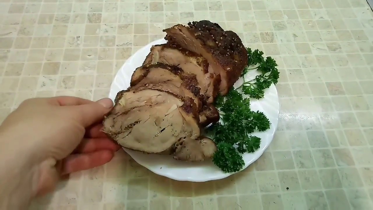 Мясо свинины запеченное в духовке