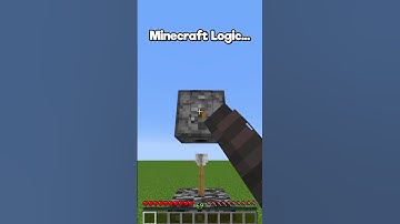 Minecraft Bedrock Logic... 😂
