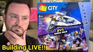 Building The 3 Sets in 1 Lego Space Explorers Pack!