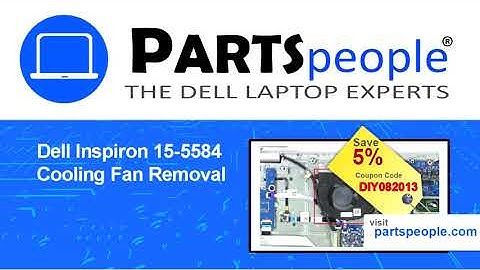 Dell Inspiron 15-5584 (P85F001) Cooling Fan How-To Video Tutorial