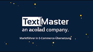 TextMaster: Marktführer in E-commerce-Übersetzung (DE)