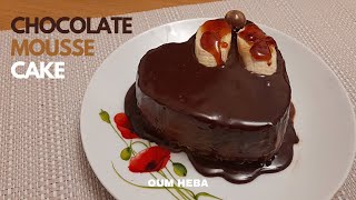 Heart Shaped Chocolate Mousse Cake 