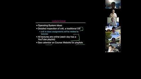 CS 134 OS—Classs meeting 1, section 1