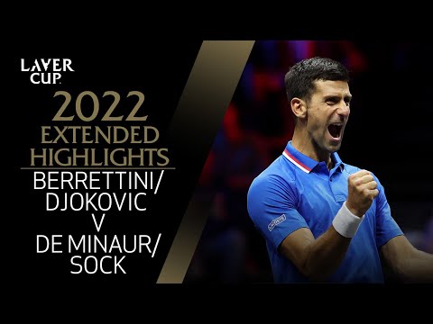 Djokovic/Berrettini v de Minaur/Sock Extended Highlights | Laver Cup 2022