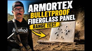 Armortex Bulletproof Fiberglass Panel Range Test