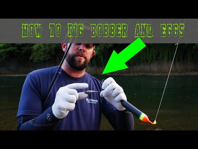 How To Rig Bobber & Eggs For Float Fishing Chinook & Coho Salmon