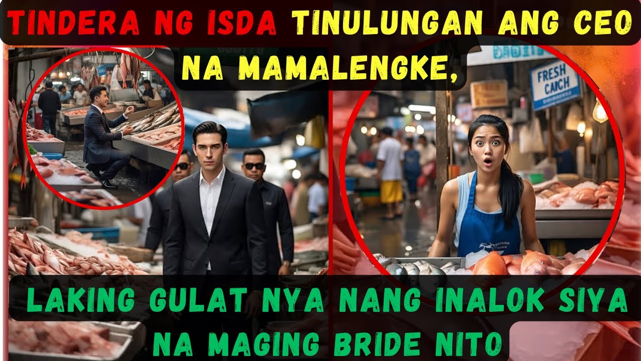 TINDERA NG ISDA TINULUNGAN ANG CEO NA MAMALENGKE,LAKING GULAT NYA NANG INALOK SIYA NA MAGING BRIDE