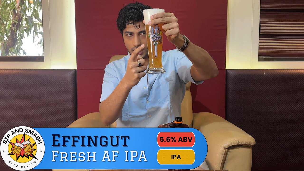 Daily Beer Review – Effingut Fresh AF IPA | Mumbai, India | Chug & Score