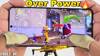 poco x6 pro gaming phone free fire gameplay duo vs squad full map with 3 finger handcam