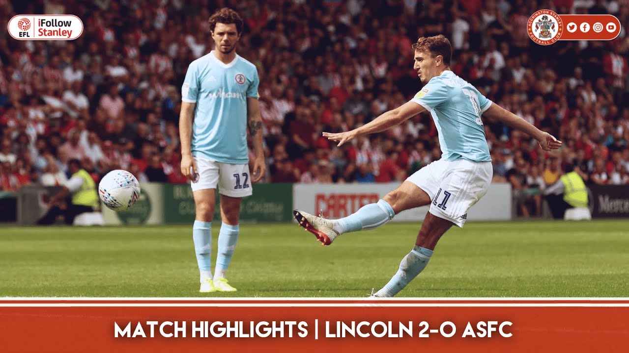 ⚽ MATCH HIGHLIGHTS | Lincoln City 2-0 Accrington Stanley - YouTube