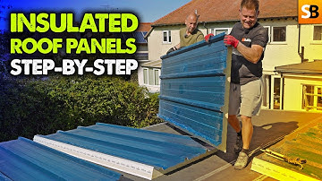 Hoe je geïsoleerde dakpanelen monteert ~ Eenvoudige doe-het-zelfgids