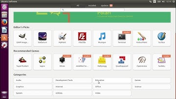 Install and Remove Programs in Ubuntu 16.04 via the Ubuntu Software Center