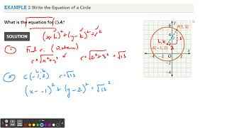 geo 9-3 circles in coordinate plane #1
