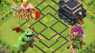 Clash Of Clans - Th 9 Hybridfarming Base - 2 Air Sweeper
