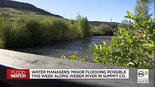 Water managers: Minor flooding expected in areas along Weber River in Summit County this week