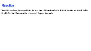 Which of the following is responsible for the most recent PII data breaches?
