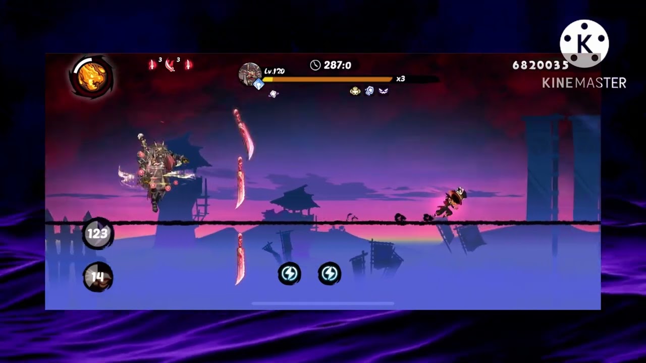 Ninja Must Die: Story Mode, Normal Mode, Chapter 12 Stage 6, Vs. Onikiri Wild
